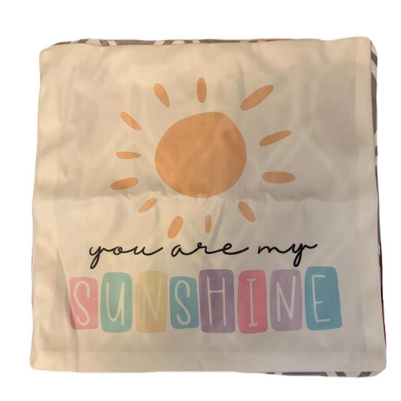 Other - pillow case with "you are my sunshine" design #babygift Smoke free/pet free